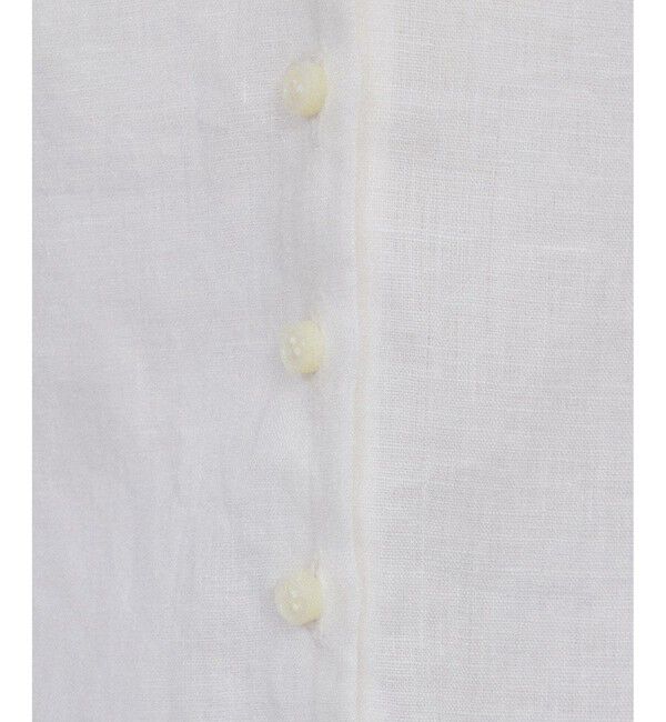 SALON adam et rope'「リネンスキッパーギャザーブラウス / ［GENTLE LINEN］」|シャツ・ブラウス|