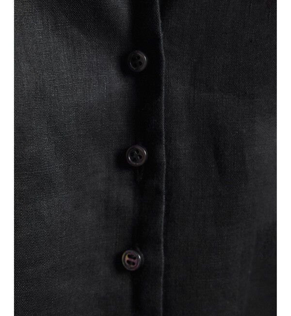 SALON adam et rope'「リネンスキッパーギャザーブラウス / ［GENTLE LINEN］」|シャツ・ブラウス|