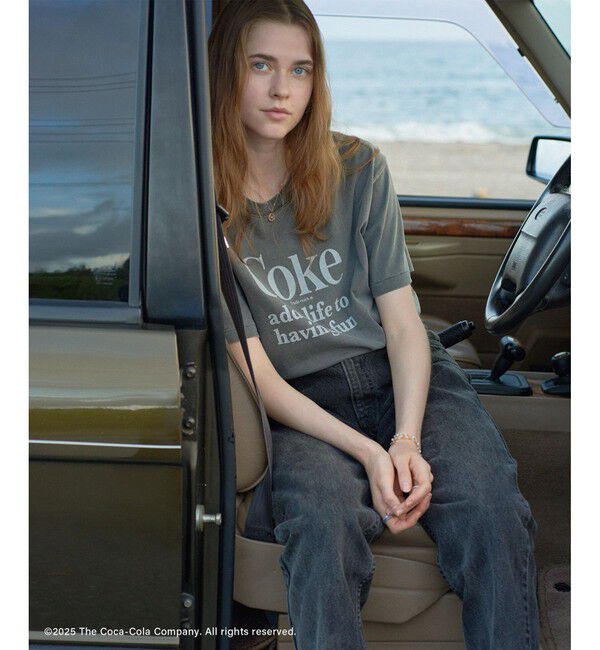 SALON adam et rope'「Coca-Cola ビンテージライクTシャツ」|Tシャツ・カットソー|