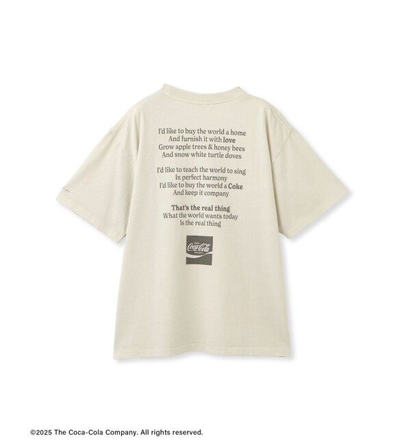 SALON adam et rope'「Coca-Cola ビンテージライクTシャツ」|Tシャツ・カットソー|