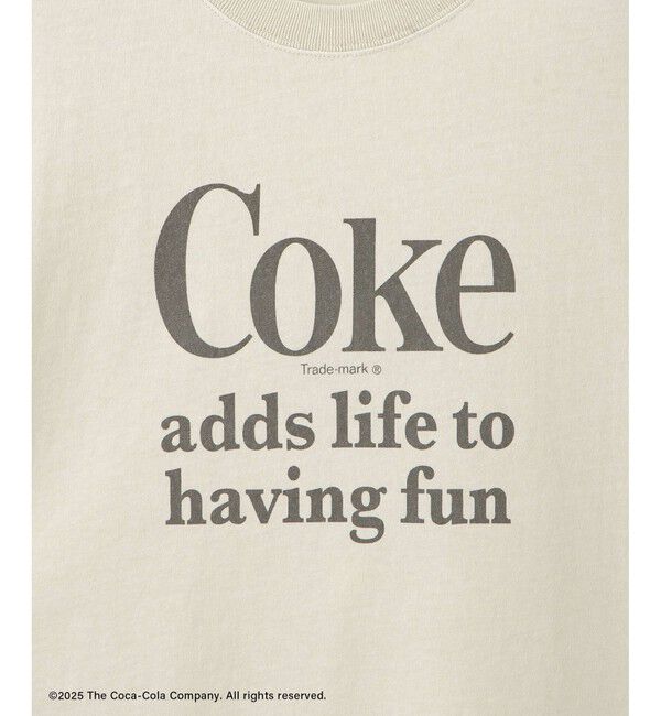 SALON adam et rope'「Coca-Cola ビンテージライクTシャツ」|Tシャツ・カットソー|