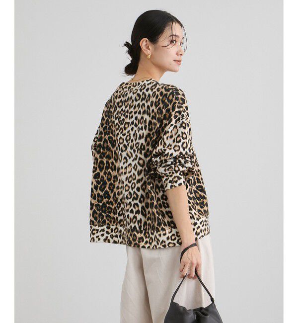 SALON adam et rope'「【LA PRESTIC OUISTON】LAURENCE CO レオパード」|シャツ・ブラウス|ブラウン系(24)