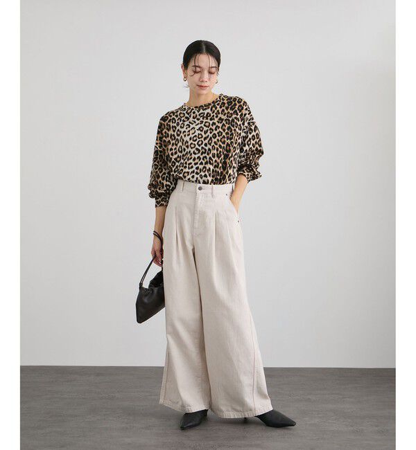 SALON adam et rope'「【LA PRESTIC OUISTON】LAURENCE CO レオパード」|シャツ・ブラウス|