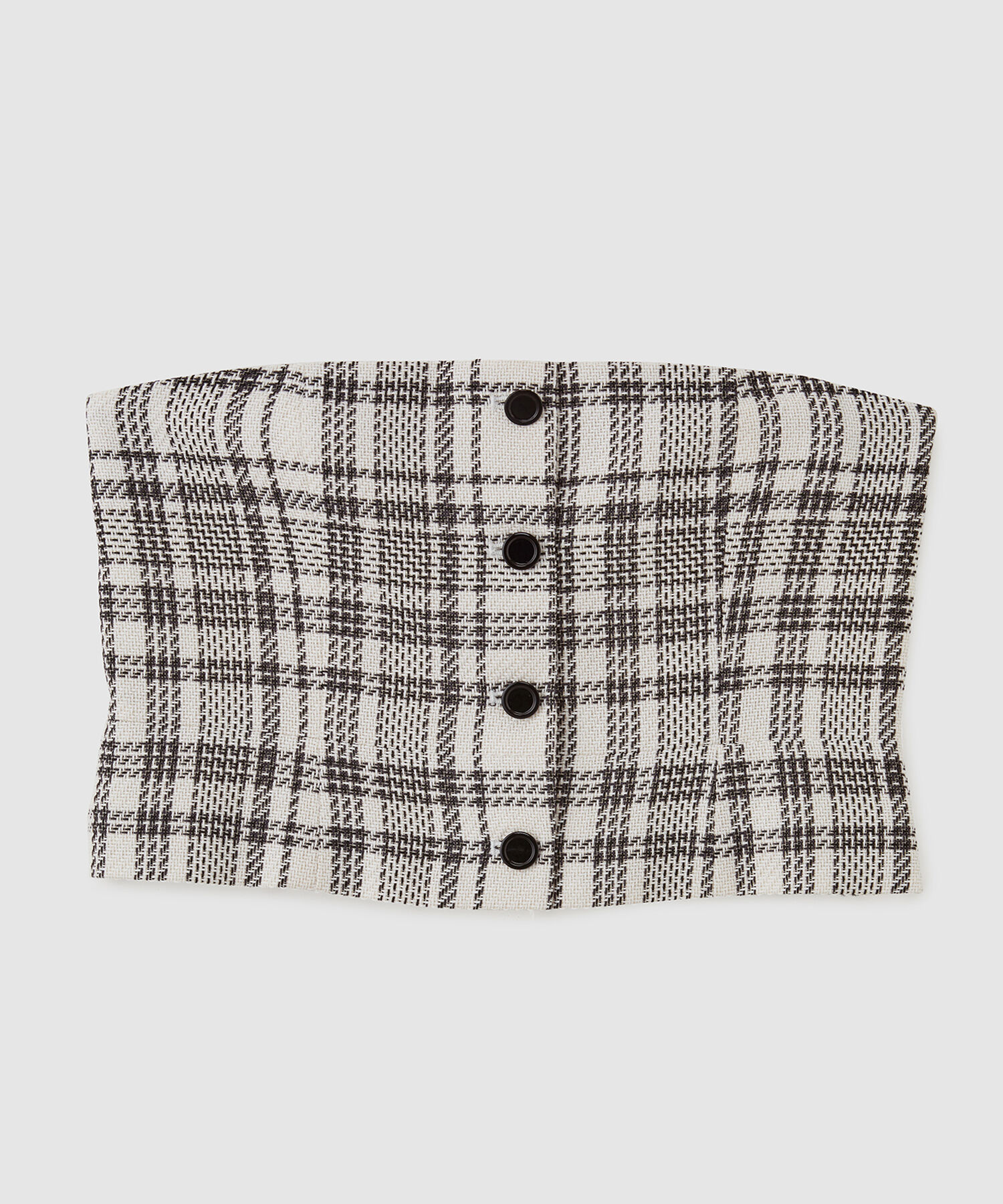 ROPE「ギマチェックビスチェ」|ベスト・ジレ|ブラック(01)