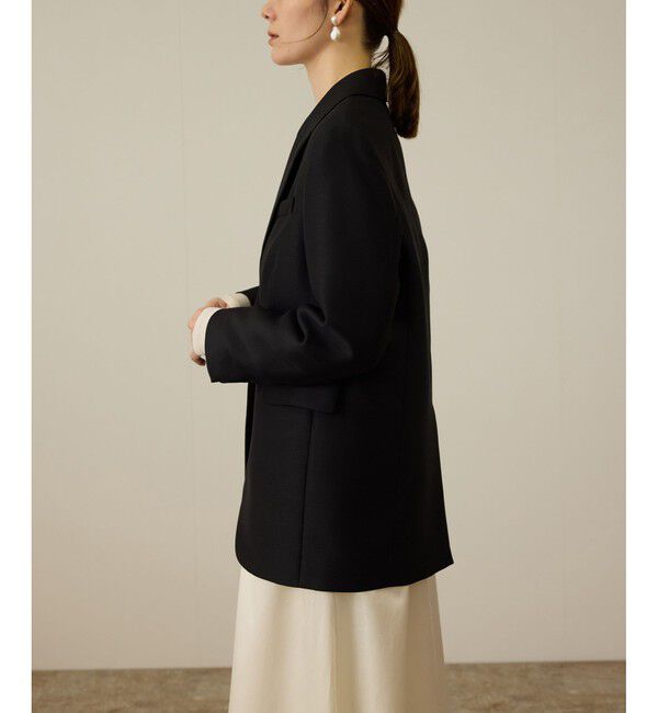ROPE「シルクウールオーバージャケット」|テーラードジャケット|