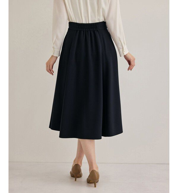 ROPE「トリアセハイウエストフレアスカート【セレモニー/通勤対応】」|スカート|