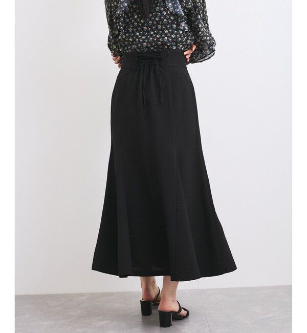 VIS「【美easy】リネンライクマーメイドスカート【洗える】【セットアップ対応】」|スカート|