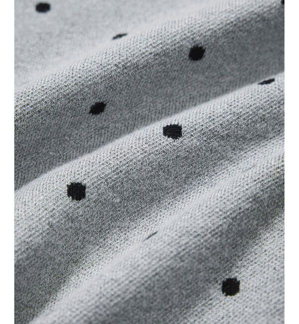 VIS「ドットジャガードニット」|ニット・セーター|