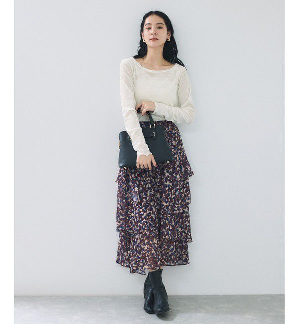 VIS「シアーベロアロングスリーブTシャツ」|Tシャツ・カットソー|