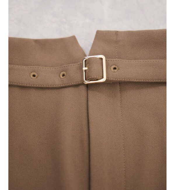 VIS「Hot Beautyベルテッドスリムストレートパンツ/イージーケア」|チノ|