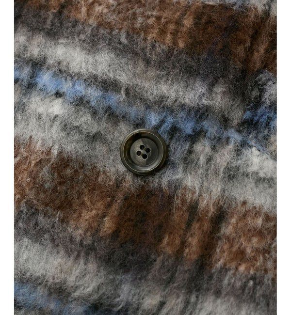 VIS「【WEB限定】シャギーミディ丈Pコート」|ピーコート|