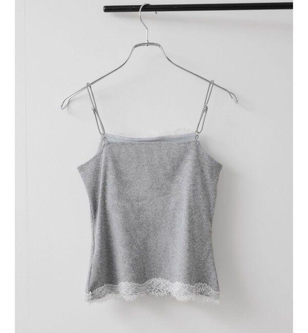 VIS「カップ付きレーステレコキャミソール」|キャミソール|