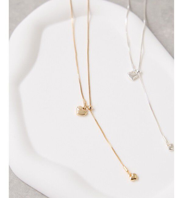 VIS「ハートドロップネックレス」|ネックレス|