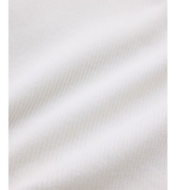 VIS「サイドギャザーオフショル5分袖ニット/イージーケア」|ニット・セーター|