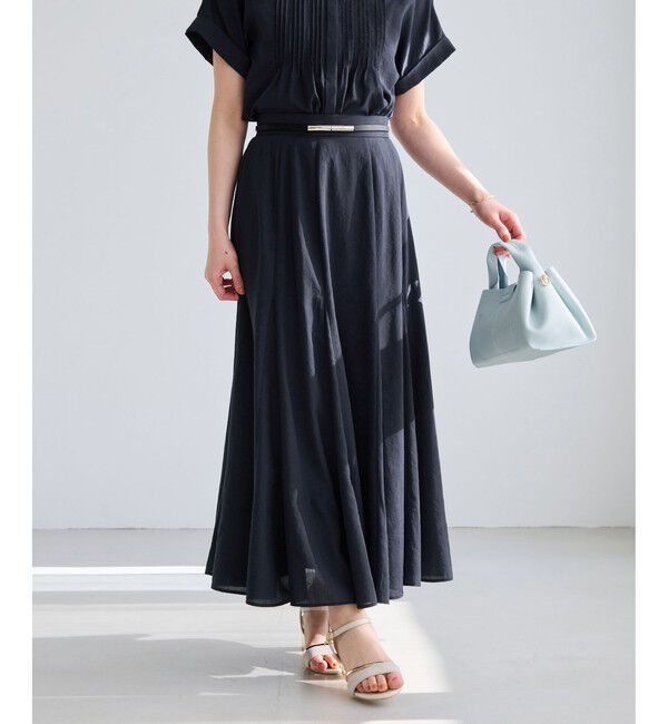 VIS「気流染めフレアースカート/イージーケア」|スカート|