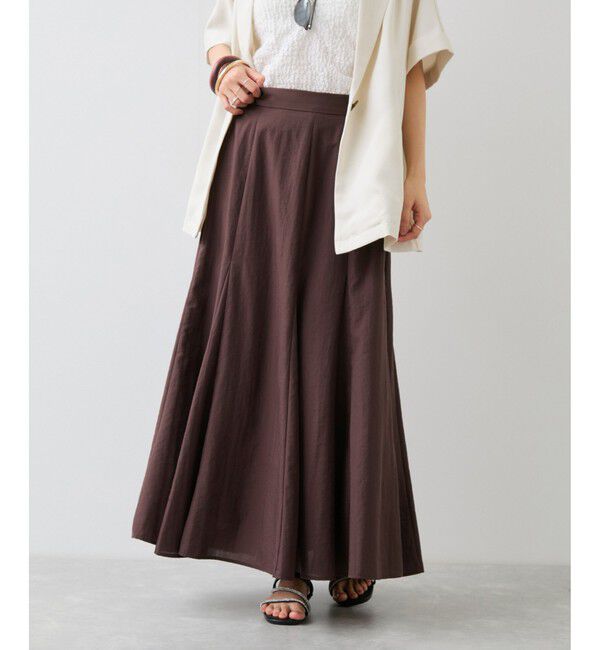 VIS「気流染めフレアースカート/イージーケア」|スカート|