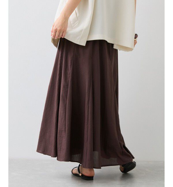 VIS「気流染めフレアースカート/イージーケア」|スカート|