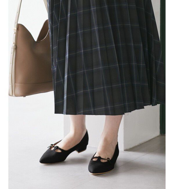 ROPE PICNIC PASSAGE「Tストラップフラットパンプス」|パンプス|