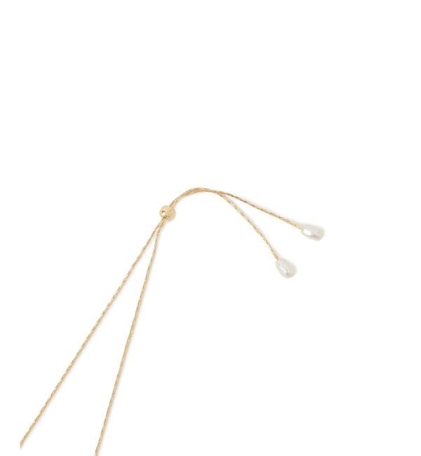 ROPE PICNIC PASSAGE「変型パールライン2WAYラリエットネックレス」|ネックレス|