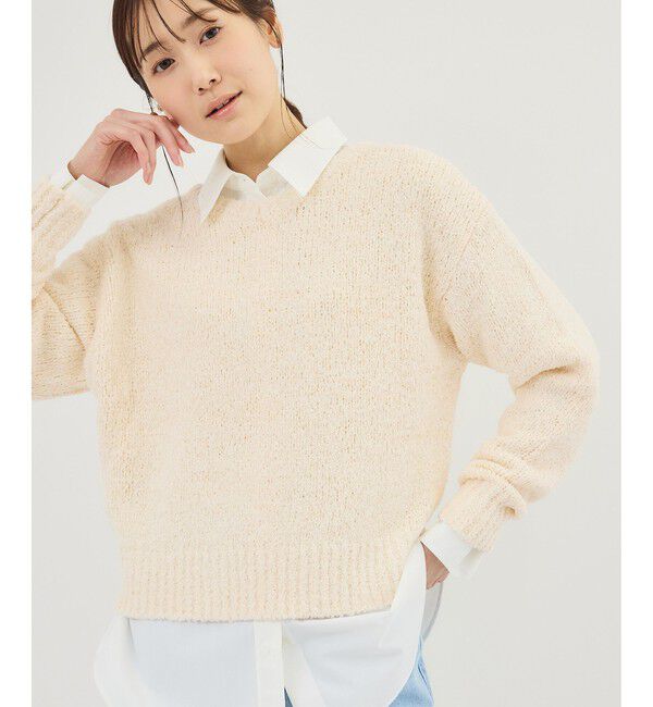 Rope&rsquo;Picnic「フリンジヤーンラメニット」|ニット・セーター|キナリ(16)