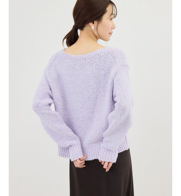 Rope&rsquo;Picnic「フリンジヤーンラメニット」|ニット・セーター|