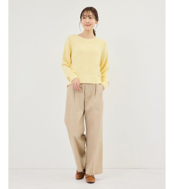 Rope&rsquo;Picnic「フリンジヤーンラメニット」|ニット・セーター|