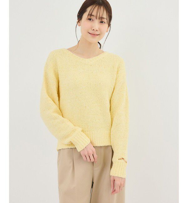 Rope&rsquo;Picnic「フリンジヤーンラメニット」|ニット・セーター|