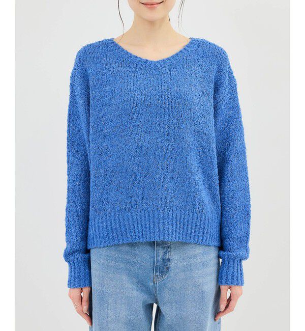 Rope&rsquo;Picnic「フリンジヤーンラメニット」|ニット・セーター|