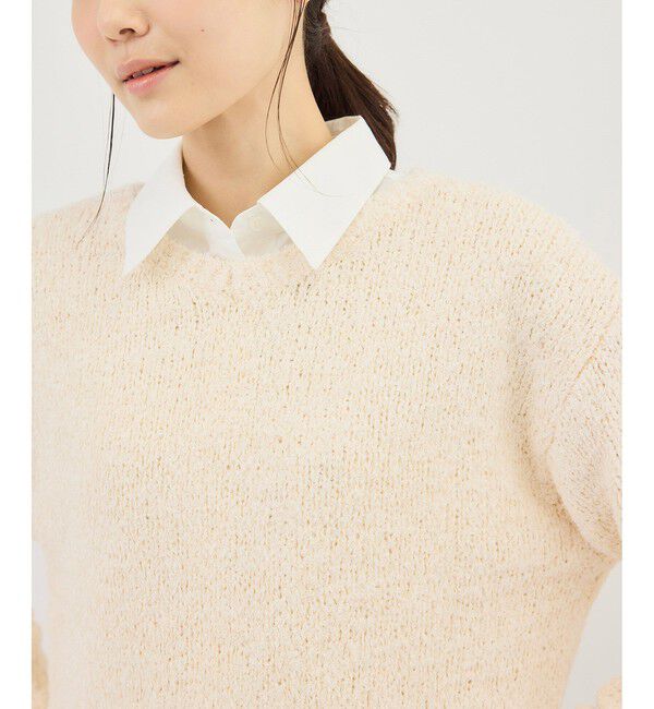 Rope&rsquo;Picnic「フリンジヤーンラメニット」|ニット・セーター|