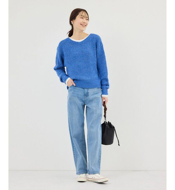 Rope&rsquo;Picnic「フリンジヤーンラメニット」|ニット・セーター|