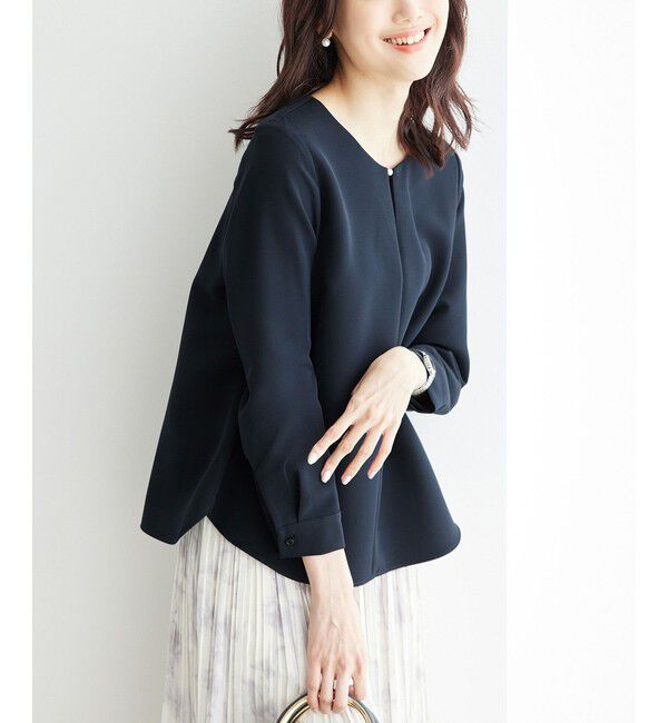 Rope&rsquo;Picnic「360&deg;ウルトラストレッチ フロントホックブラウス/2WAY」|シャツ・ブラウス|