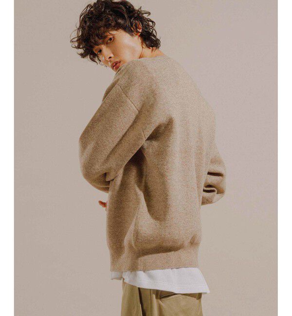 ADAM ET ROPE'「ヘビーウェイト 杢スウェット ニット / ユニセックス」|スウェット・ジャージ|