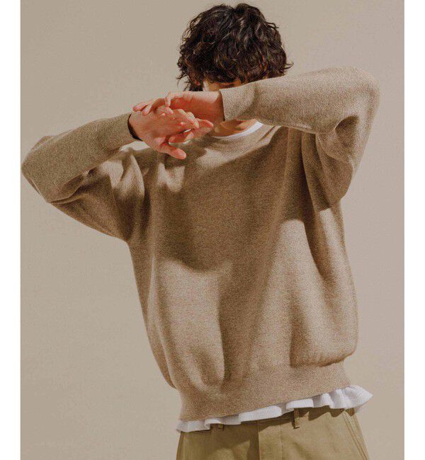 ADAM ET ROPE'「ヘビーウェイト 杢スウェット ニット / ユニセックス」|スウェット・ジャージ|