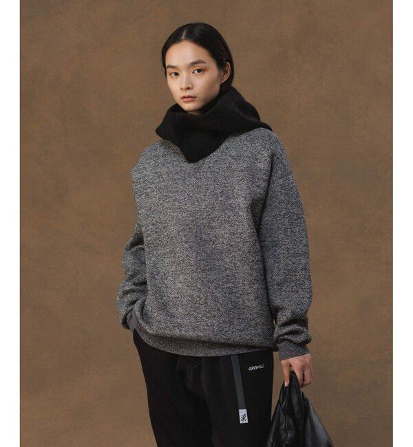 ADAM ET ROPE'「ヘビーウェイト 杢スウェット ニット / ユニセックス」|スウェット・ジャージ|