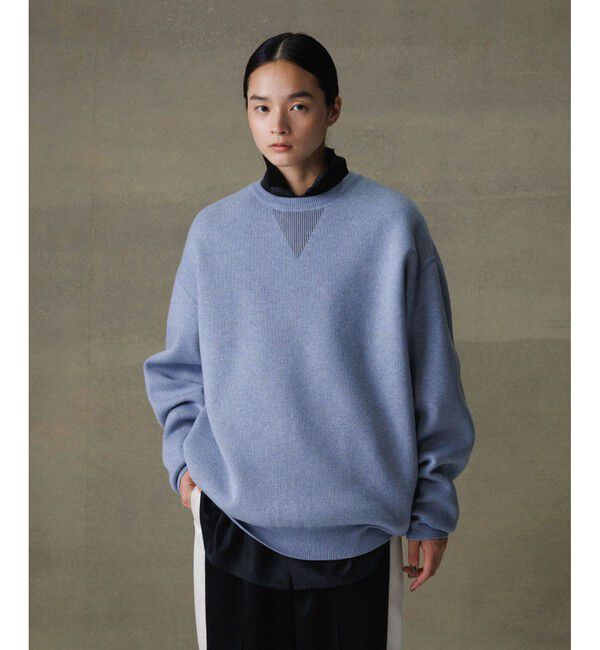 ADAM ET ROPE'「ヘビーウェイト 杢スウェット ニット / ユニセックス」|スウェット・ジャージ|