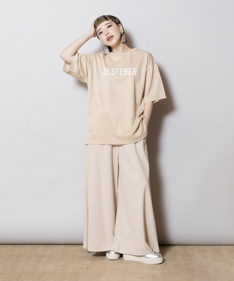  「ジャージーフレアーパンツ」|その他|