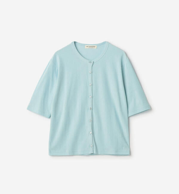  「THE SHINZONE | パイル ハーフスリーブカーディガン WOMEN」|その他|BLUE