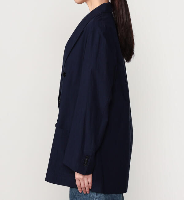  「CHEMISE D'ADAM | 〈別注〉ダブルブレスト シャツジャケット WOMEN」|テーラードジャケット|
