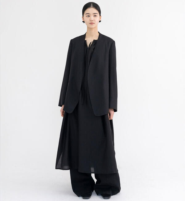  「eunoia | ノーカラージャケット WOMEN」|ノーカラージャケット|