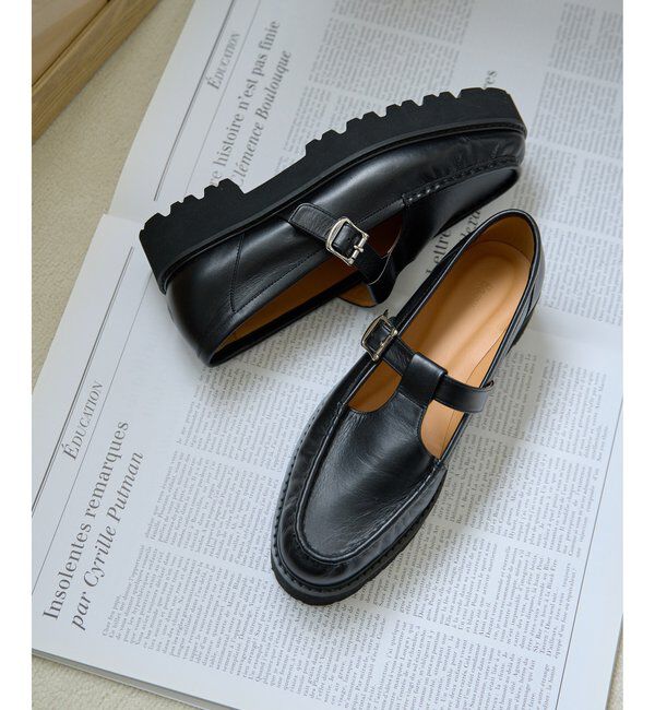 Hoaw.「【Hoaw.】Tストラップローファー」|その他|