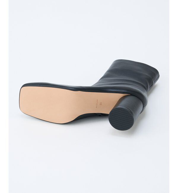 Hoaw.「【Hoaw.】スクエアショートブーツ」|ショートブーツ|