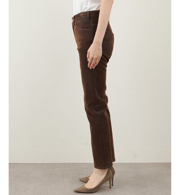  「デニムフロッキースキニーパンツ」|チノ|