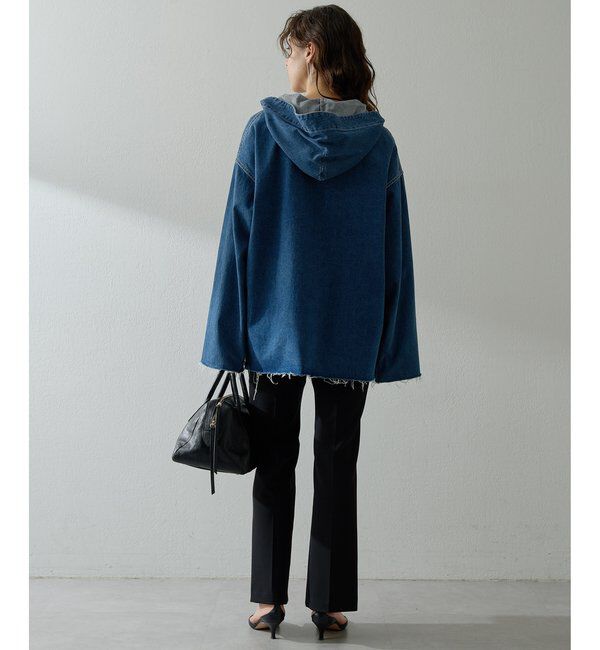  「【インフルエンサーコラボ】デニムフーディー」|シャツ・ブラウス|