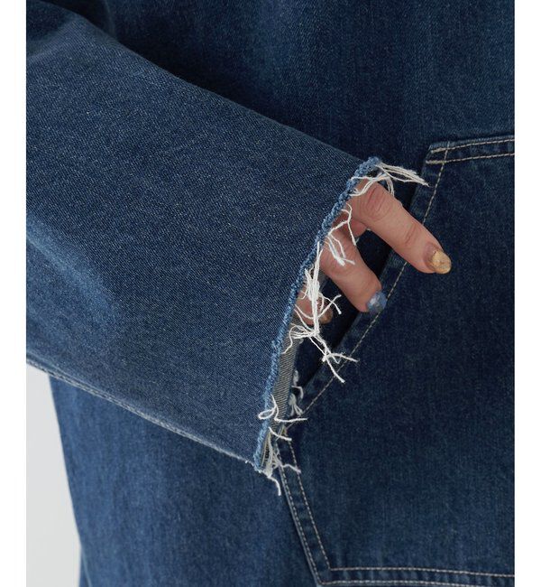  「【インフルエンサーコラボ】デニムフーディー」|シャツ・ブラウス|