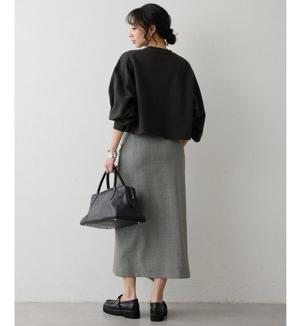  「チェックフリンジスカート」|スカート|