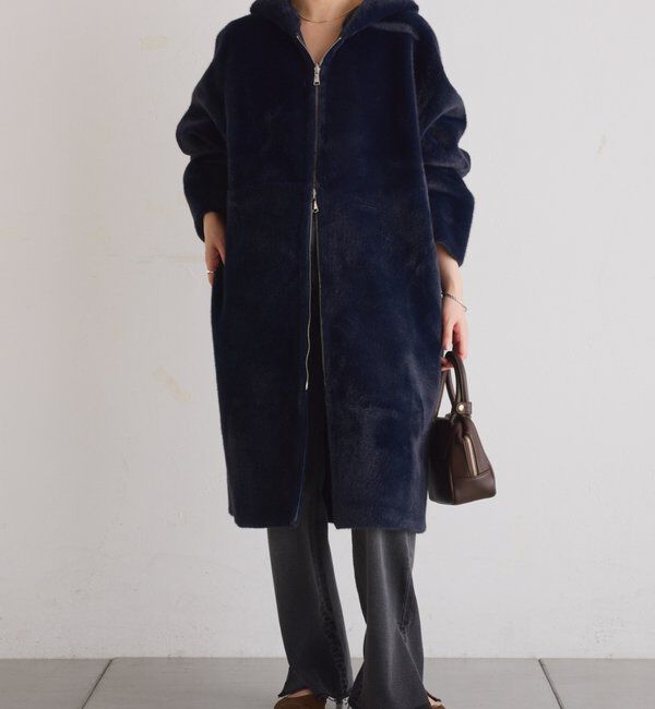  「リバーシブルフェイクファーコート」|その他|