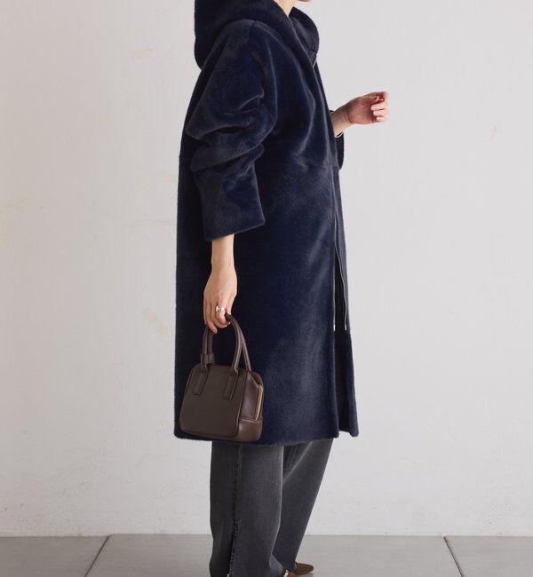  「リバーシブルフェイクファーコート」|その他|