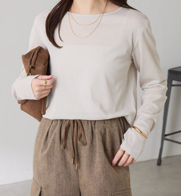  「ベーシックシアーロンT」|Tシャツ・カットソー|