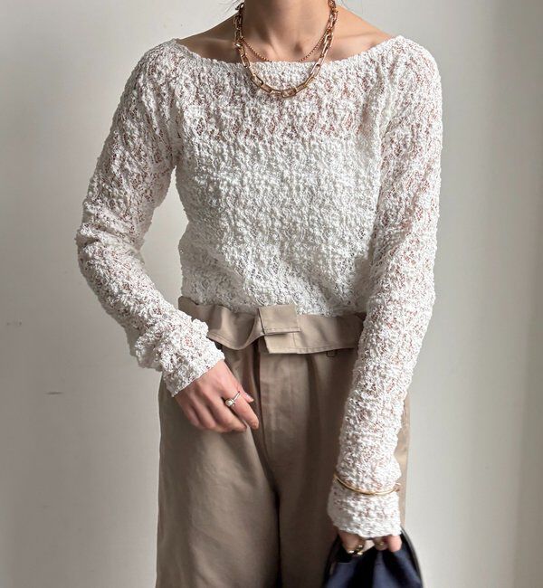  「レースオフショル」|Tシャツ・カットソー|