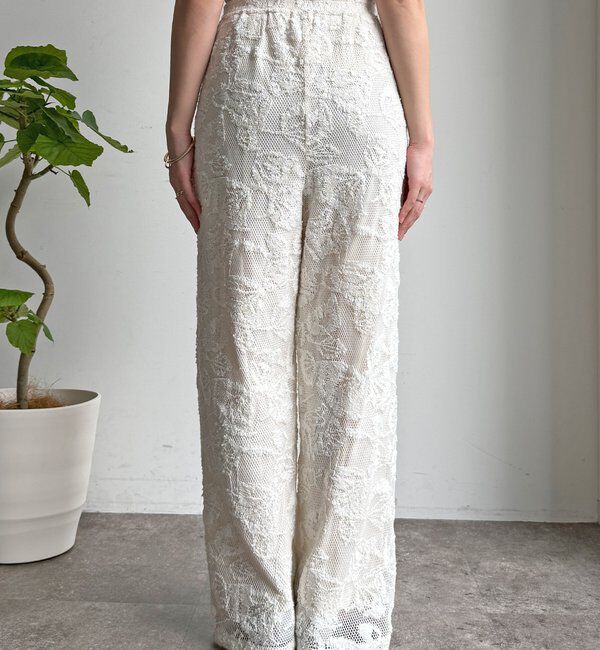  「【セットアップ可能】メッシュレースパンツ」|チノ|